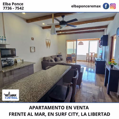 APARTAMENTO EN VENTA EN SURF CITY, LA LIBERTAD