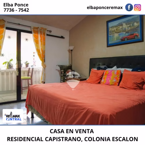 CASA EN VENTA EN RESIDENCIAL CAPISTRANO, COLONIA ESCALON