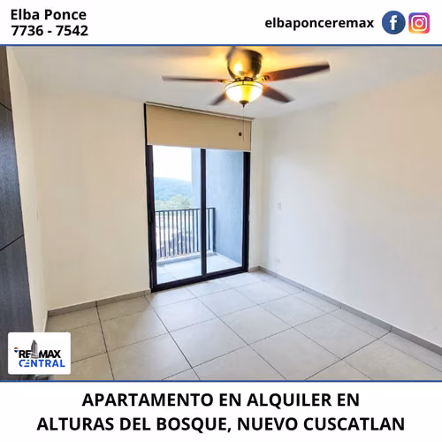 APARTAMENTO EN ALQUILER EN ALTURAS DEL BOSQUE, NUEVO CUSCATLAN