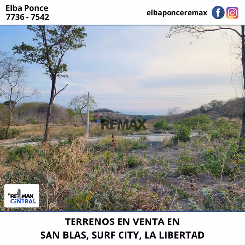 TERRENOS EN VENTA EN SAN BLAS, SURF CITY, LA LIBERTAD - Imagen 2