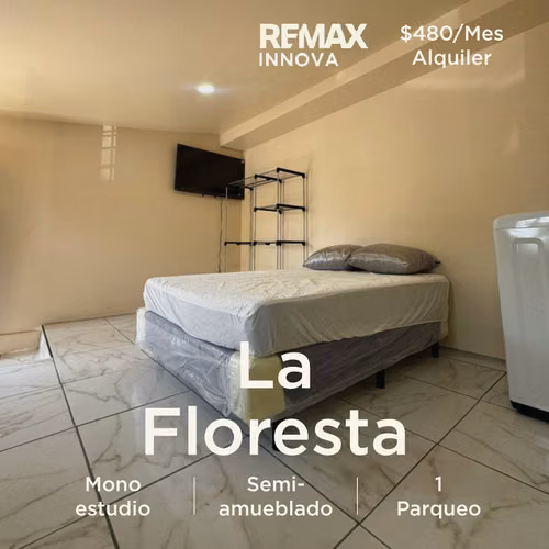 Mono estudio en Colonia la Floresta