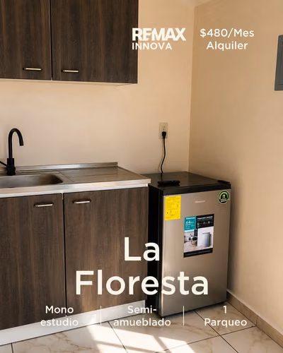 Mono estudio en Colonia la Floresta