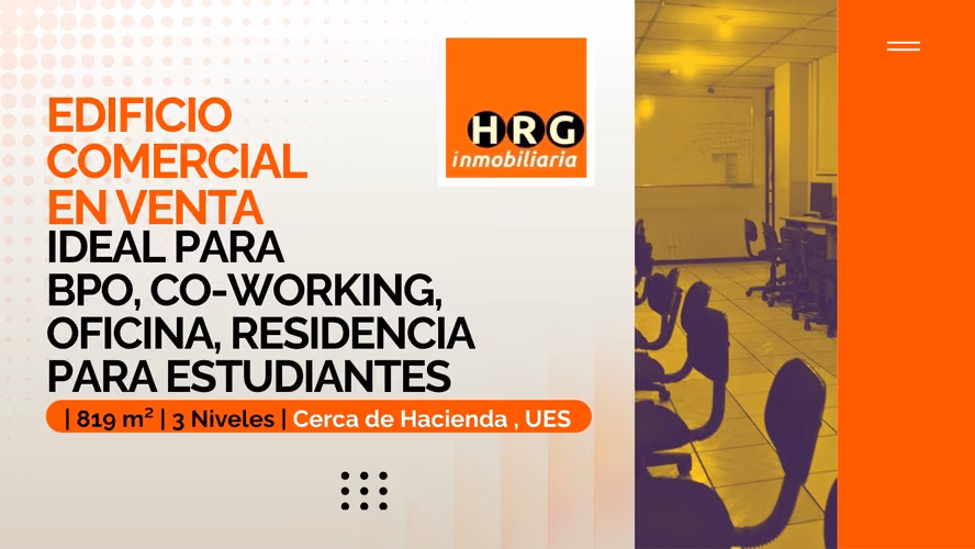 EDIFICIO COMERCIAL EN VENTA · SAN SALVADOR, EL SALVADOR $750,000 USD · 819 m² · 3 Niveles · - Imagen 2