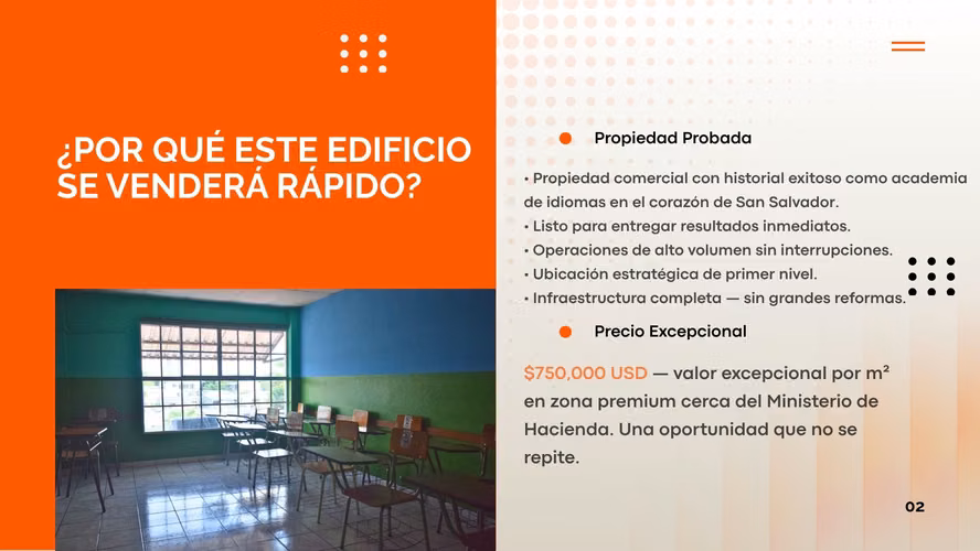 EDIFICIO COMERCIAL EN VENTA · SAN SALVADOR, EL SALVADOR $750,000 USD · 819 m² · 3 Niveles · - Imagen 3