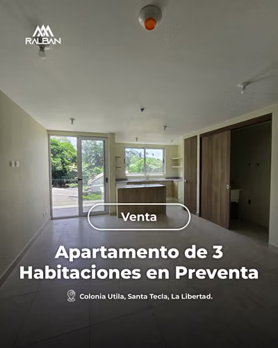Venta de Apartamento en Sta. Tecla, 3 habitaciones, precio de preventa