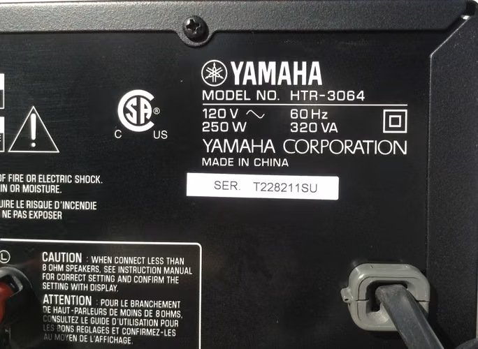 YAMAHA amplificador power 240 Watts HDMI salidas, control y antena original DTS, Dolby, 5.1 TEATRO - Imagen 6