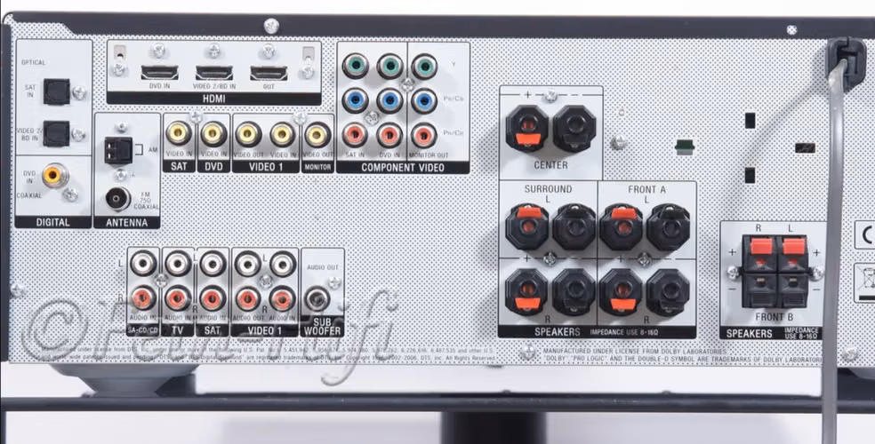 SONY Power Teatro de casa 220 WATTS con control, radio integrado, salidas A y B - Imagen 4