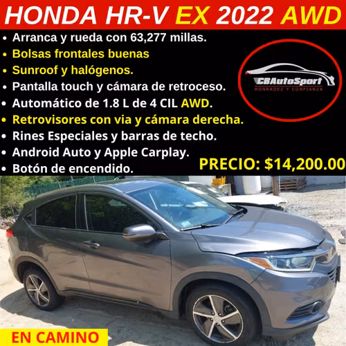 HONDA HRV EX 2022 AWD