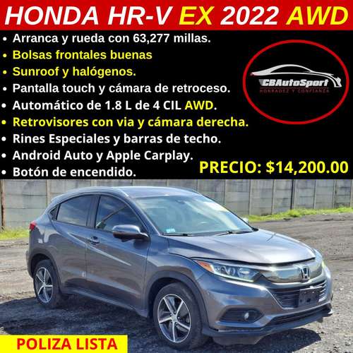 HONDA HRV EX 2022 AWD
