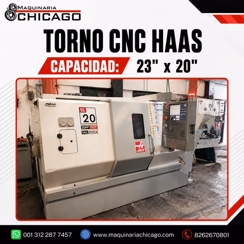 TORNO CNC HAAS SL20T 2007 23 & quot; x 20 & quot;