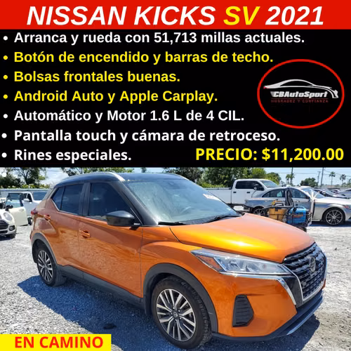 NISSAN KICKS SV 2021