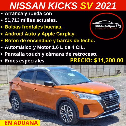 NISSAN KICKS SV 2021