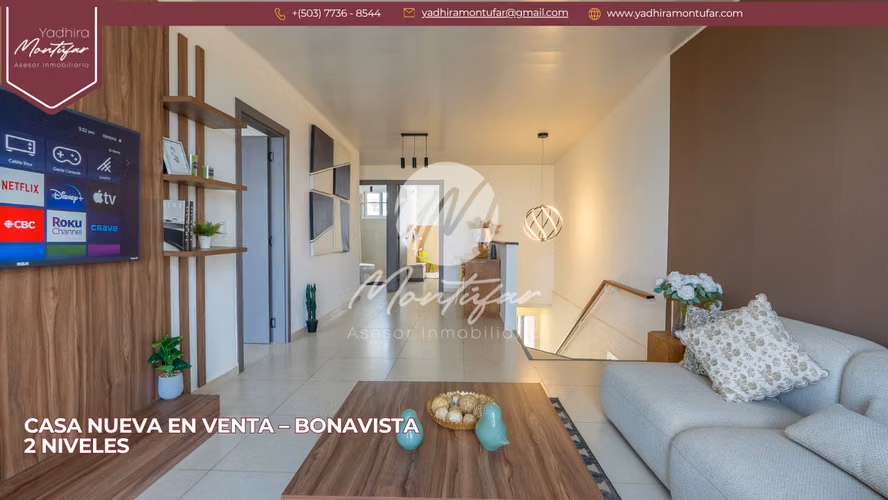CASA NUEVA DE 2 NIVELES EN RESIDENCIAL BONAVISTA ZARAGOZA EN VENTA - Imagen 2