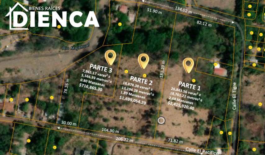 TERRENO CANTÓN EL MAJAHUAL, FORMADO EN 3 PARTES, ACCESO FRENTE A SAN BLAS, INVERSION DESARROLLO INMOBILIARIO, SURF CITY - Imagen 20