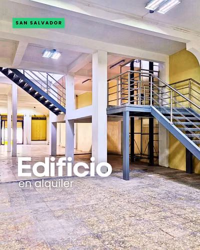 Building for rent in San Salvador’s historic district