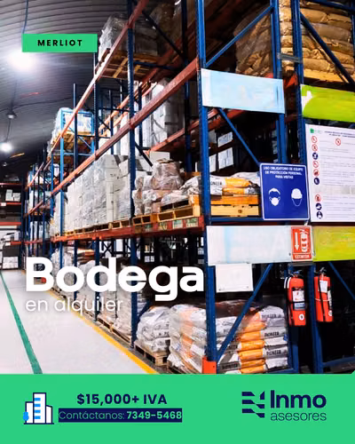 Bodega en alquiler zona industrial Merliot