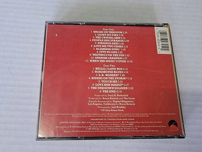 Vendo CD doble The Best of the Doors en buen estado $15 fijo