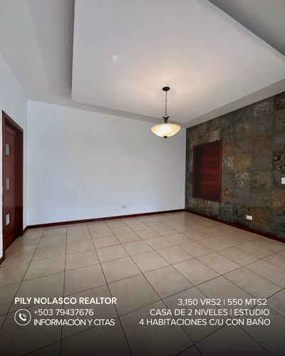 Residencia en Quintas de Santa Elena, Nuevo Cuscatlán en venta