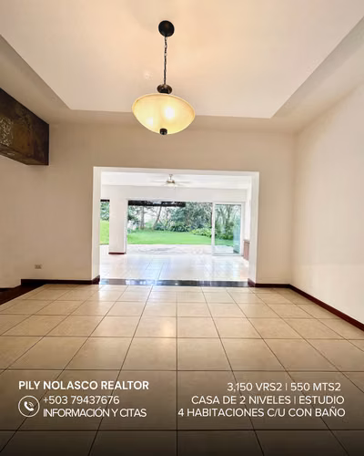 Residencia en Quintas de Santa Elena, Nuevo Cuscatlán en venta