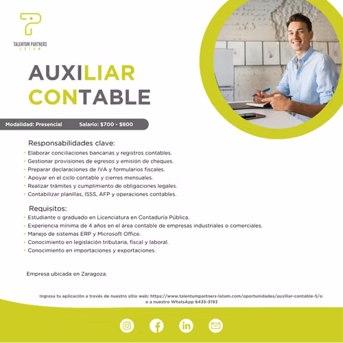 Auxiliar Contable