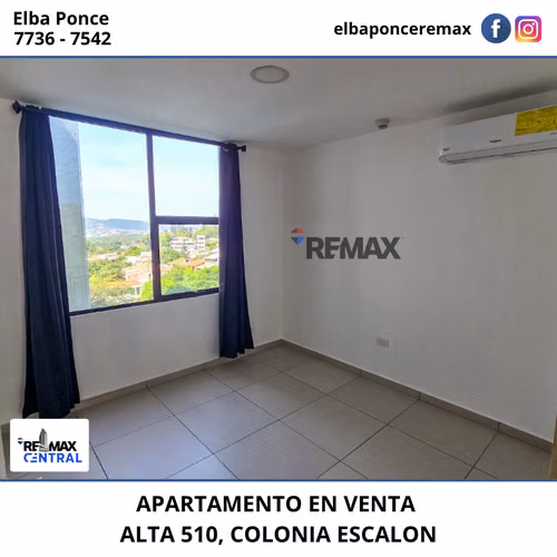 EN VENTA APARTAMENTO CON VISTA AL VOLCAN EN TORRE ALTA 510 COLONIA ESCALON