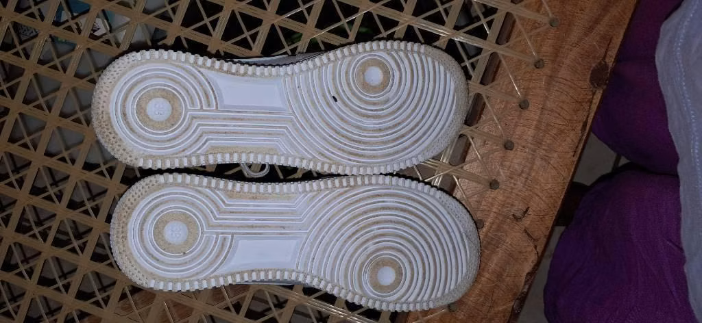Tenis Estilo Air Force 1 Blancos - Talla 38 (Nuevos)
