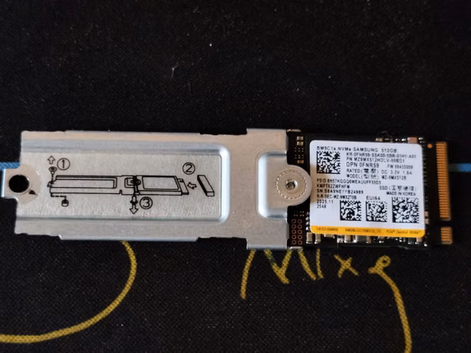 M.2 CUARTA GENERACION 512 GB  PARA LAPTOP PC DE ESCRITORIO , FORMATO 2230 CON ADAPTADOR 2280 MARCA SAMSUNG , NVME, NUEVO GARANTIA DE 6 MESES $55 FIJOS