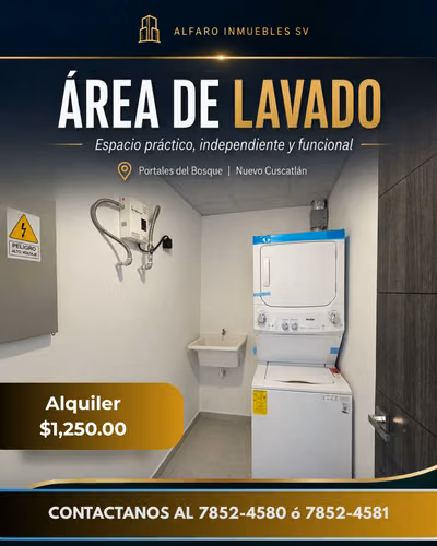 Apartamento en alquiler en Portales del Bosque | Nuevo Cuscatlán