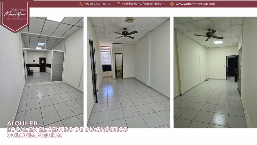 Se alquila Local en Colonia Médica San Salvador