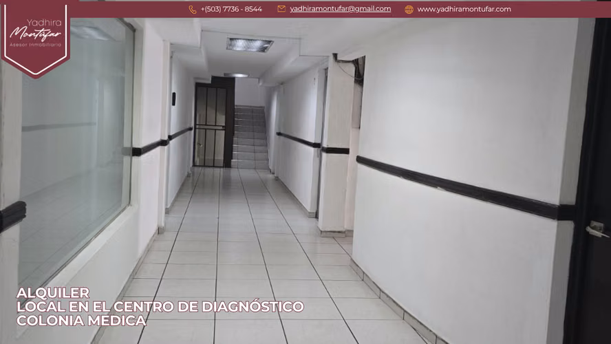 Se alquila Local en Colonia Médica San Salvador