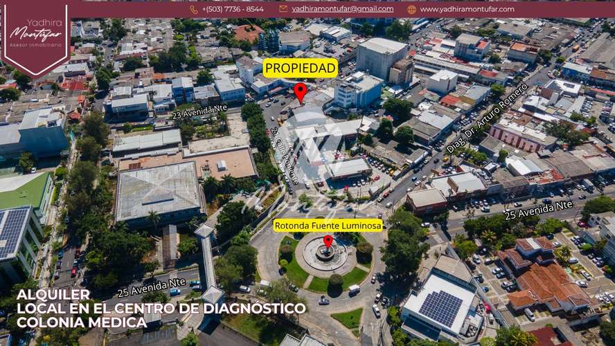 Se alquila Local en Colonia Médica San Salvador