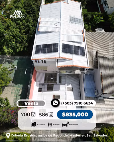 Venta de Casa para Uso Comercial o Corporativo en Colonia Escalón, S.S - Imagen 8