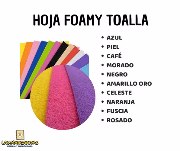 HOJA DE FOAMY TOALLA