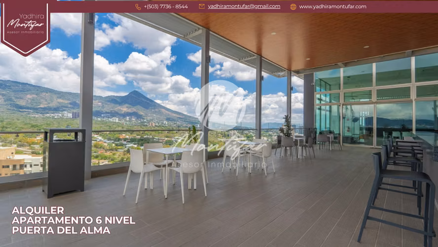 Apartamento Amoblado en 6 nivel en Puerta del Alma, en alquiler!