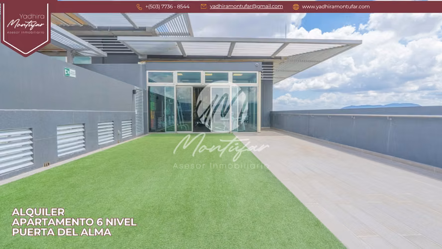 Apartamento Amoblado en 6 nivel en Puerta del Alma, en alquiler!