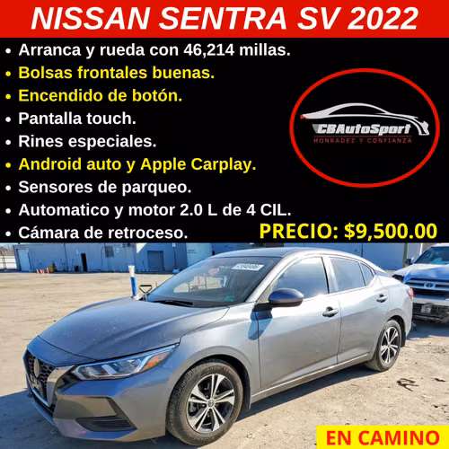 NISSAN SENTRA SV 2022