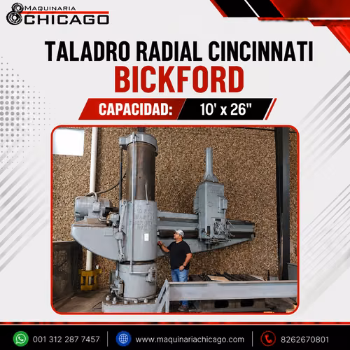 TALADRO RADIAL CINCINNATI BICKFORD 10' x 26"