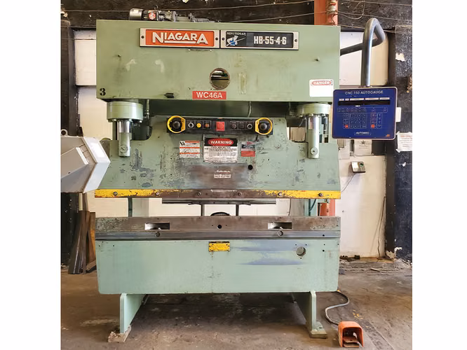 PRENSA DOBLADORA NIAGARA 6' x 55 TON