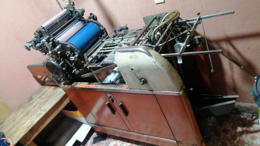 Se vende maquina Offset 11x18"