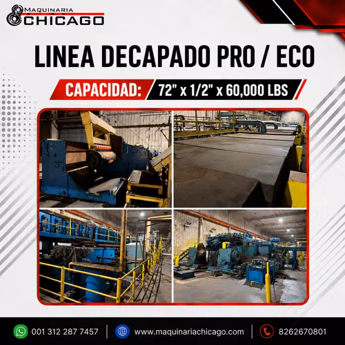 LÍNEA DECAPADO PRO / ECO 72" x 1/2" x 60,000 LBS