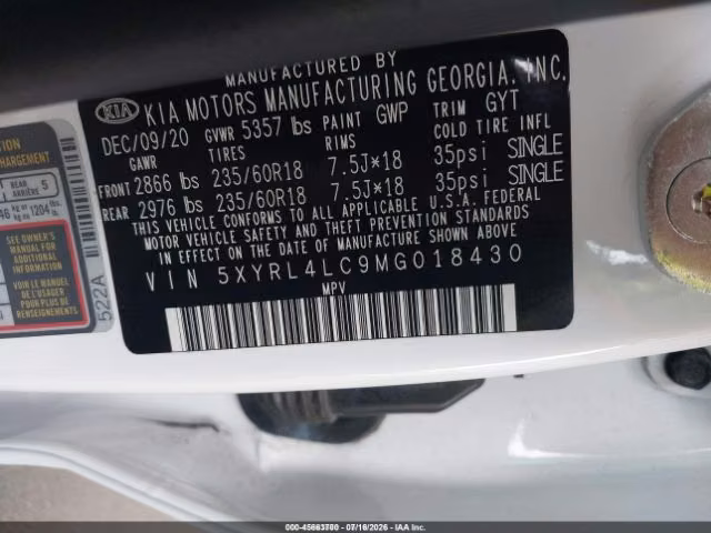 KIA SORENTO S 2021