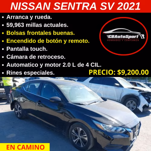 NISSAN SENTRA SV 2021