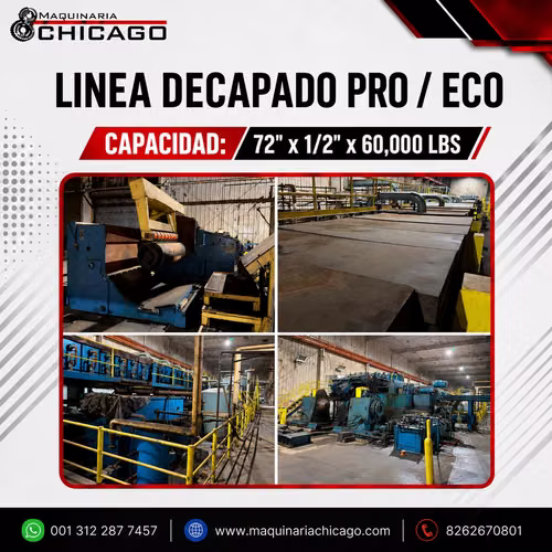 LÍNEA DECAPADO PRO/ECO 72" x 1/2" x 60,000 LBS