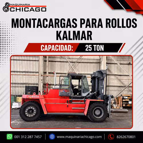 MONTACARGAS PARA ROLLO KALMAR 25 TON