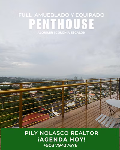 Penthouse amueblado en alquiler en Colonia Escalón, San Salvador - Imagen 9