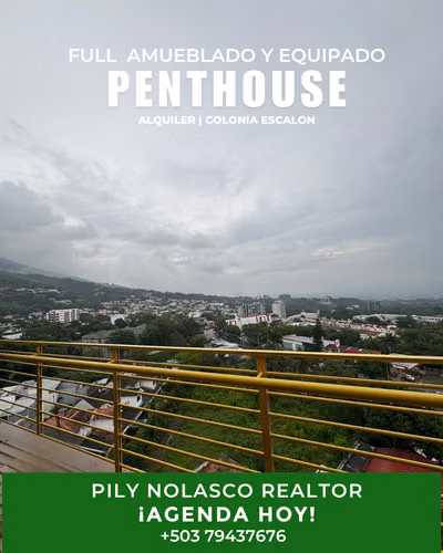 Penthouse amueblado en alquiler en Colonia Escalón, San Salvador - Imagen 10