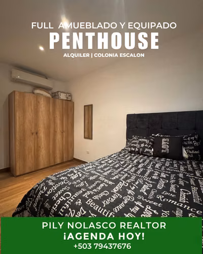 Penthouse amueblado en alquiler en Colonia Escalón, San Salvador - Imagen 12