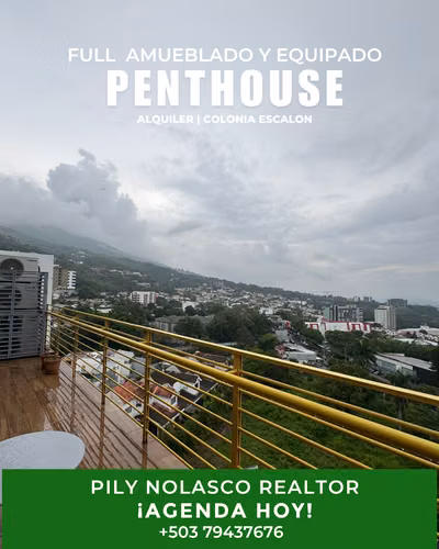 Penthouse amueblado en alquiler en Colonia Escalón, San Salvador - Imagen 11