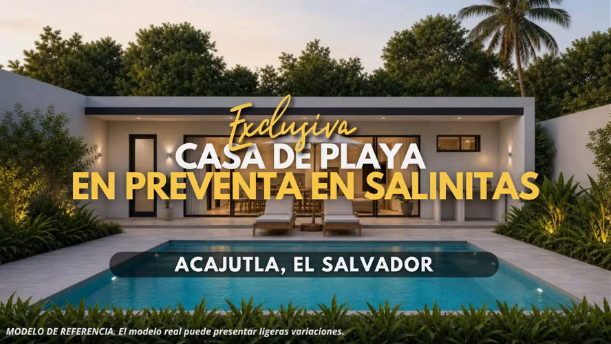 Casa de Playa a Estrenar en Preventa en Salinitas