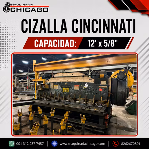 CIZALLA CINCINNATI 12' x 5/8" EN VENTA